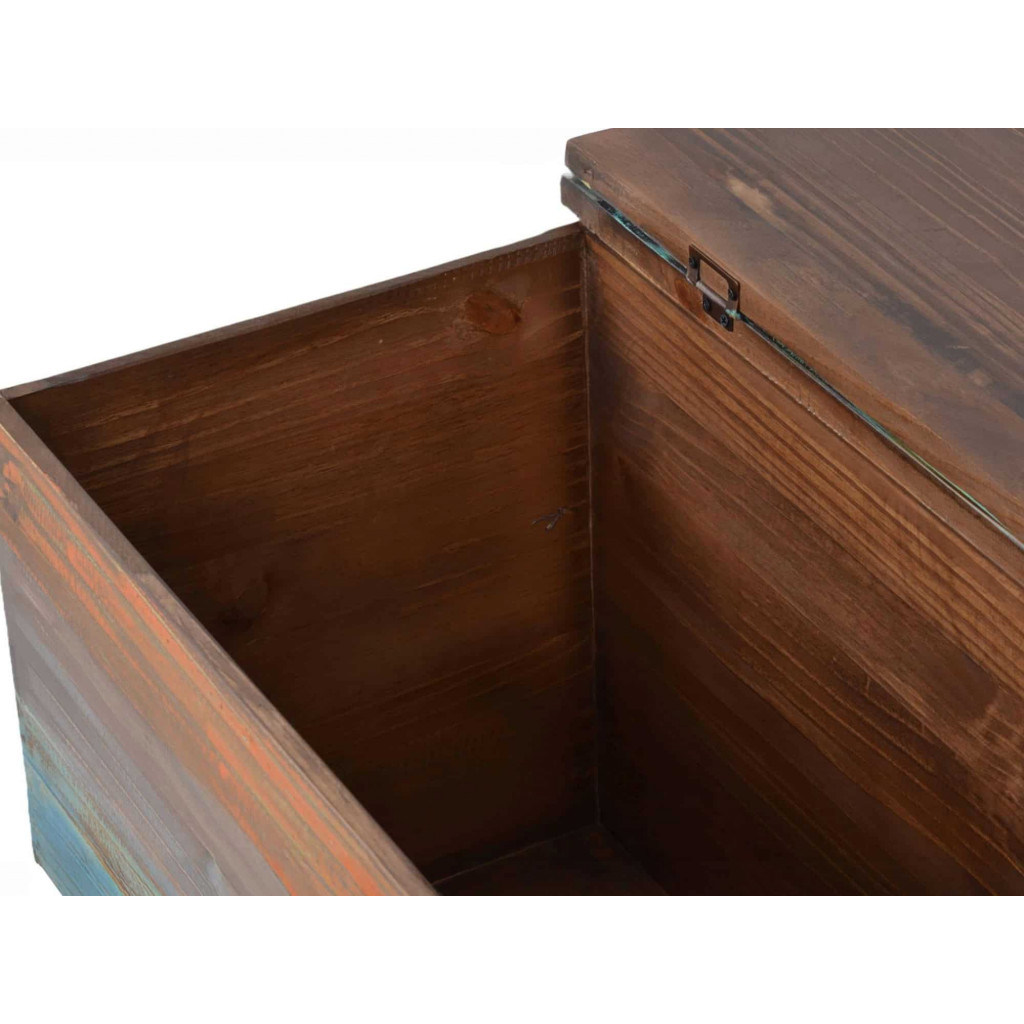 Truhentisch Cancun Shabby Chic Pinie Bunt