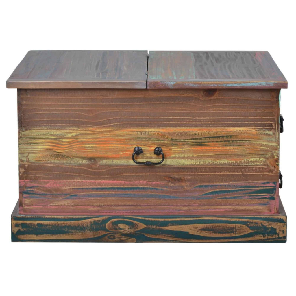 Truhentisch Cancun Shabby Chic Pinie Bunt