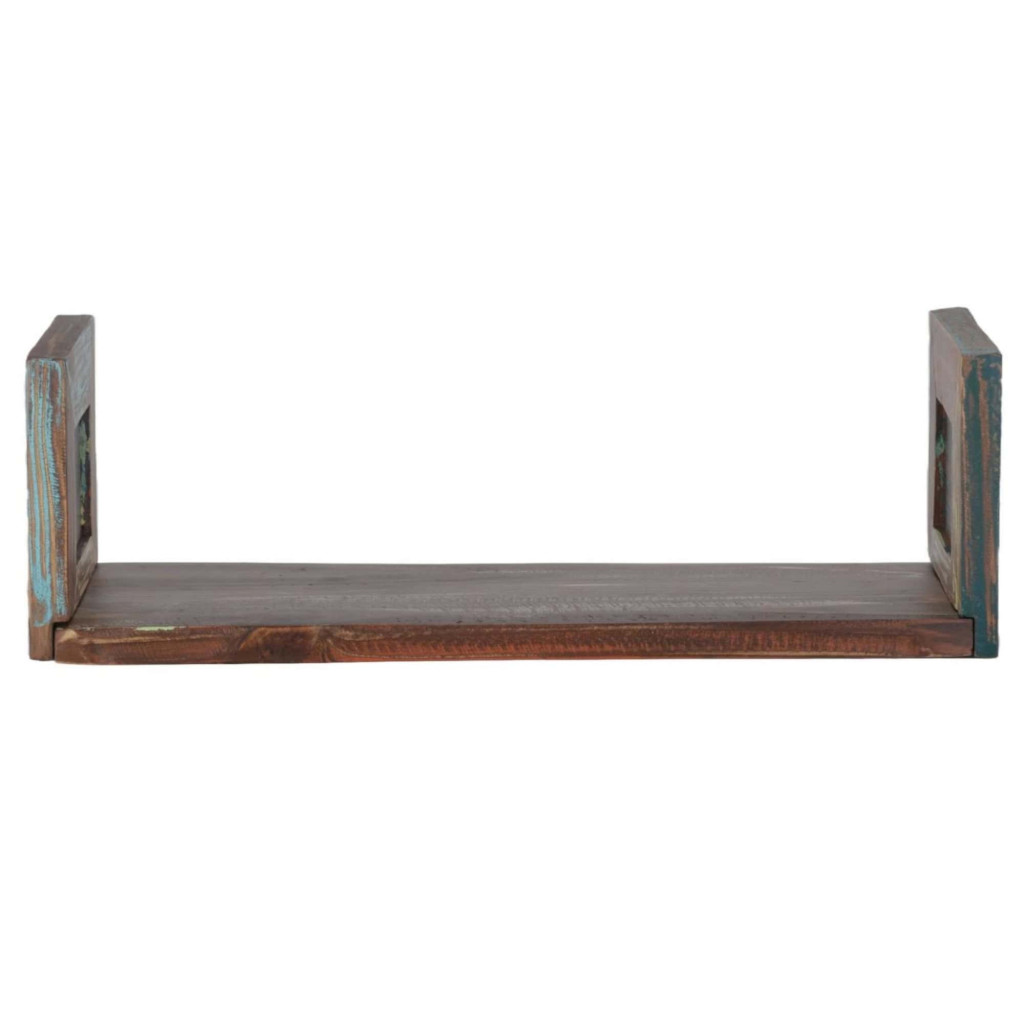 Wandregal Cancun Shabby Chic Massivholz Pinie Bunt