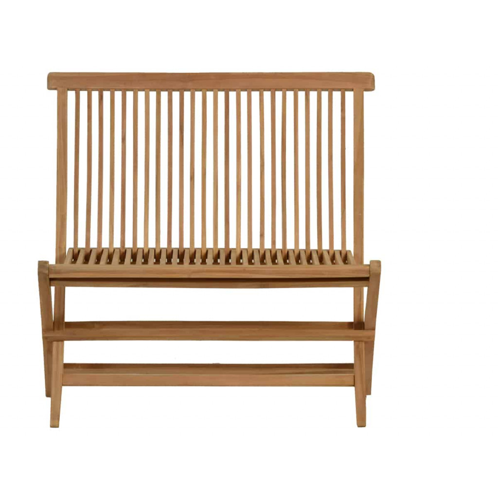 Gartenbank  Gartenmöbel Outdoor Modern Teak Honig