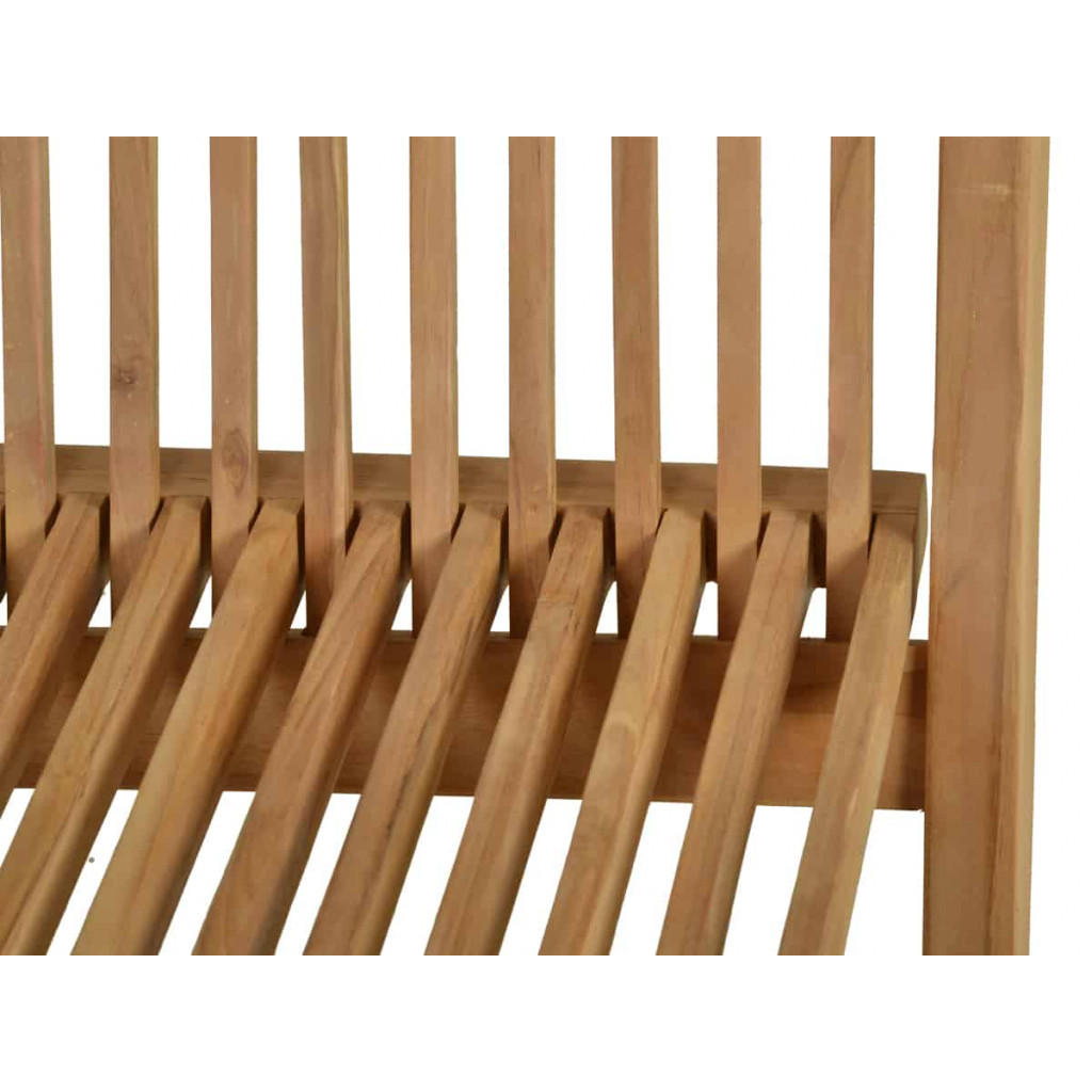 Gartenbank  Gartenmöbel Outdoor Modern Teak Honig