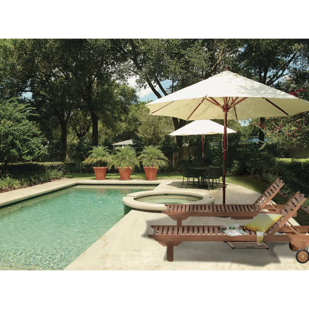 Gartenliege  Gartenmöbel Outdoor Modern Massivholz Teak Honig