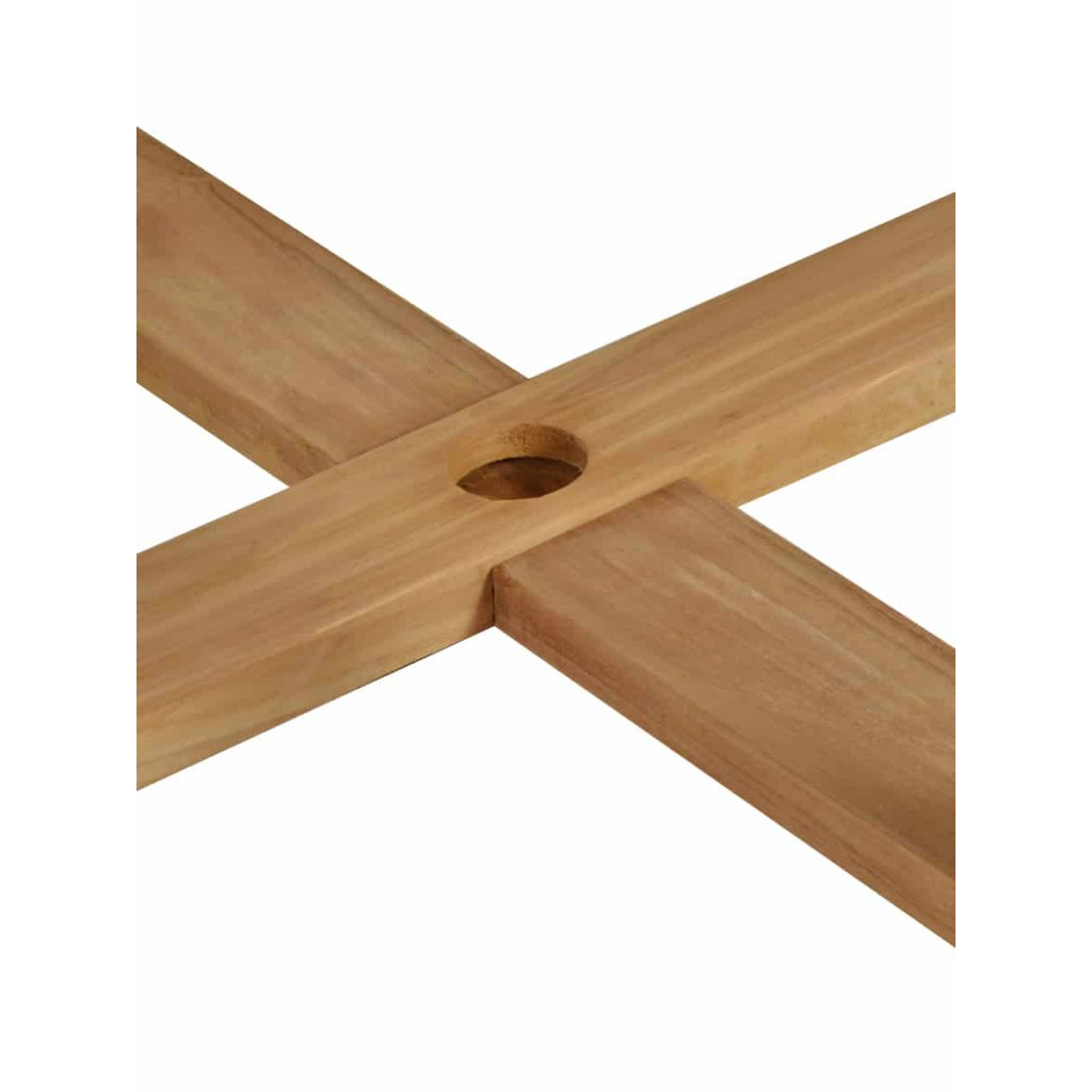 Gartentisch  Gartenmöbel Outdoor Modern Massivholz Teak Honig