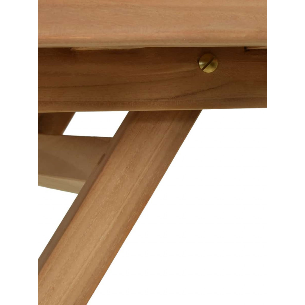 Gartentisch  Gartenmöbel Outdoor Modern Teak Honig