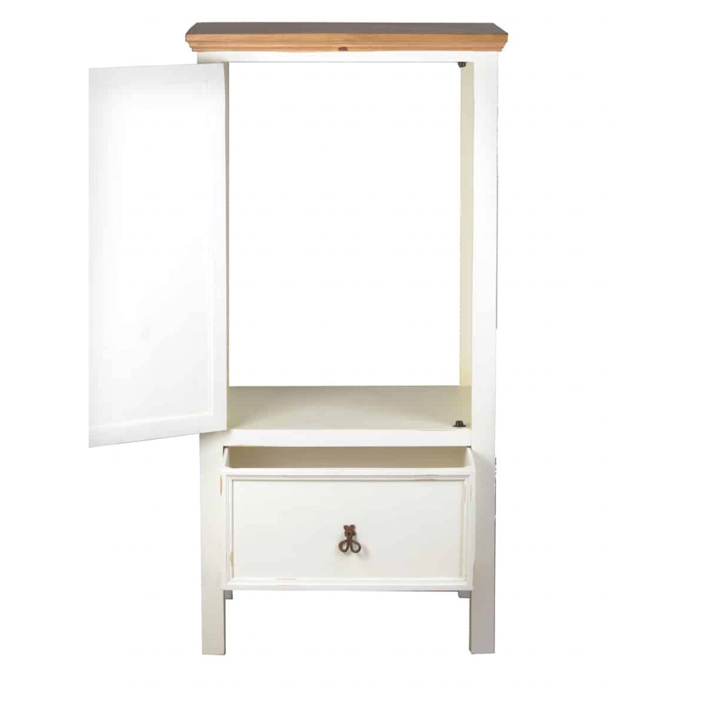 Küchenmodul Mexico Möbel Landhaus Massivholz Pinie Weiß