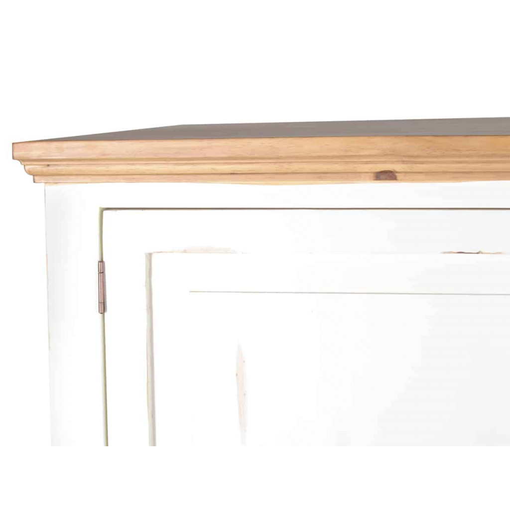 Küchenmodul Mexico Möbel Landhaus Massivholz Pinie Weiß