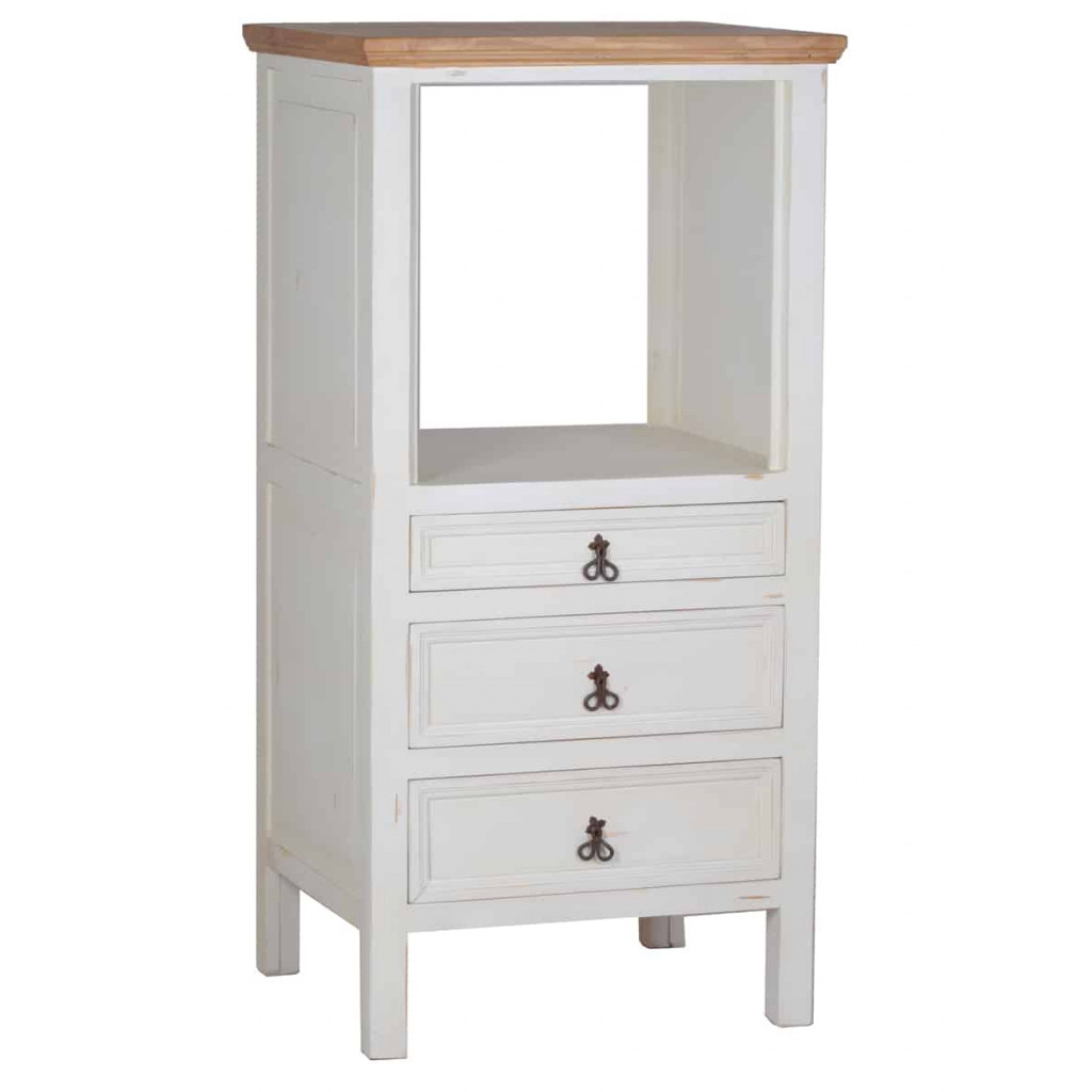 Küchenmodul Mexico Möbel Landhaus Pinie Weiß