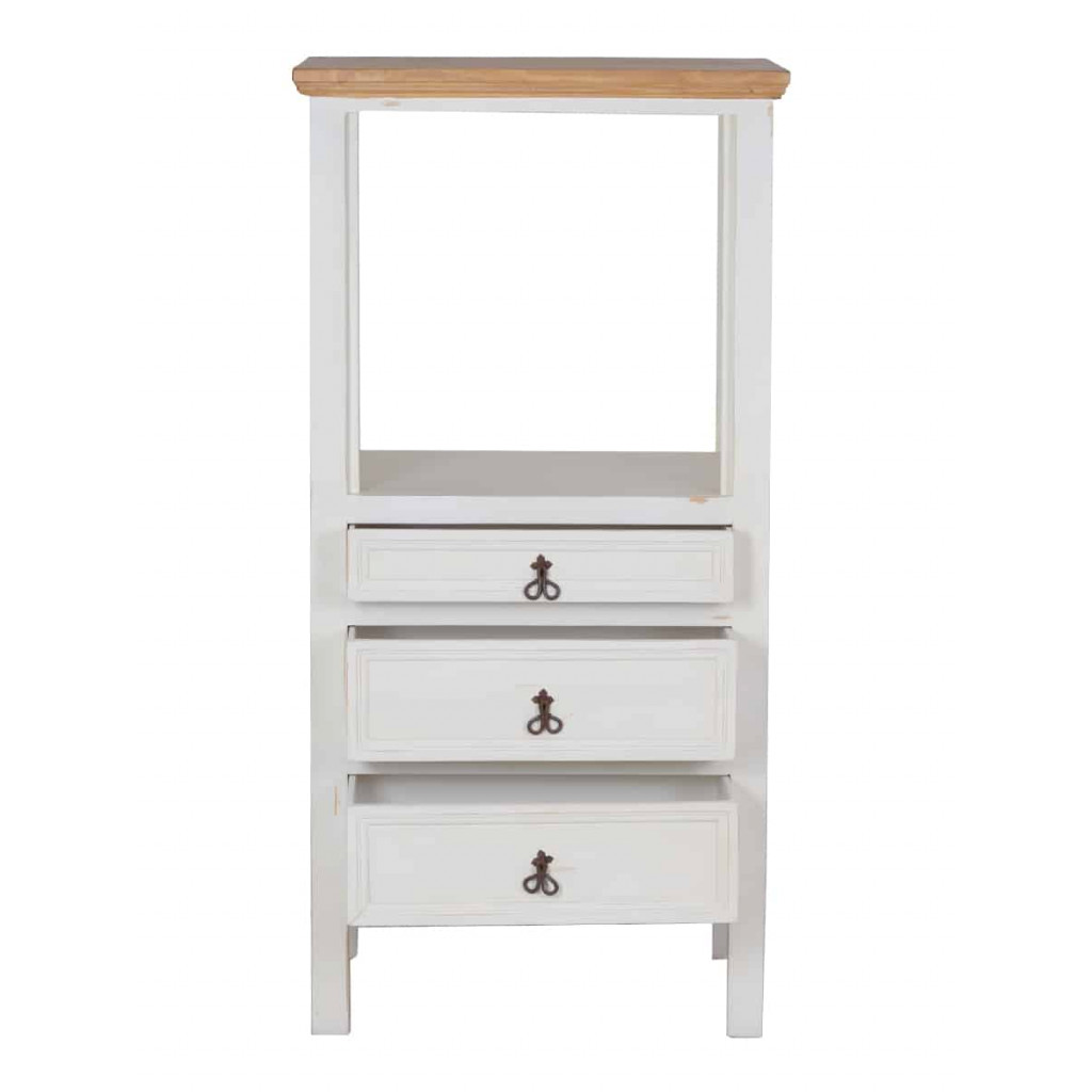 Küchenmodul Mexico Möbel Landhaus Pinie Weiß