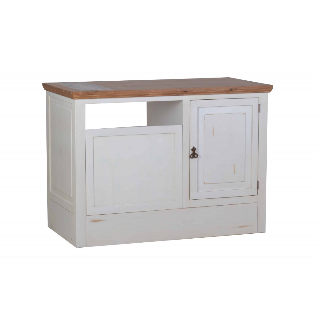 Küchenmodul Mexico Möbel Landhaus Pinie Weiß