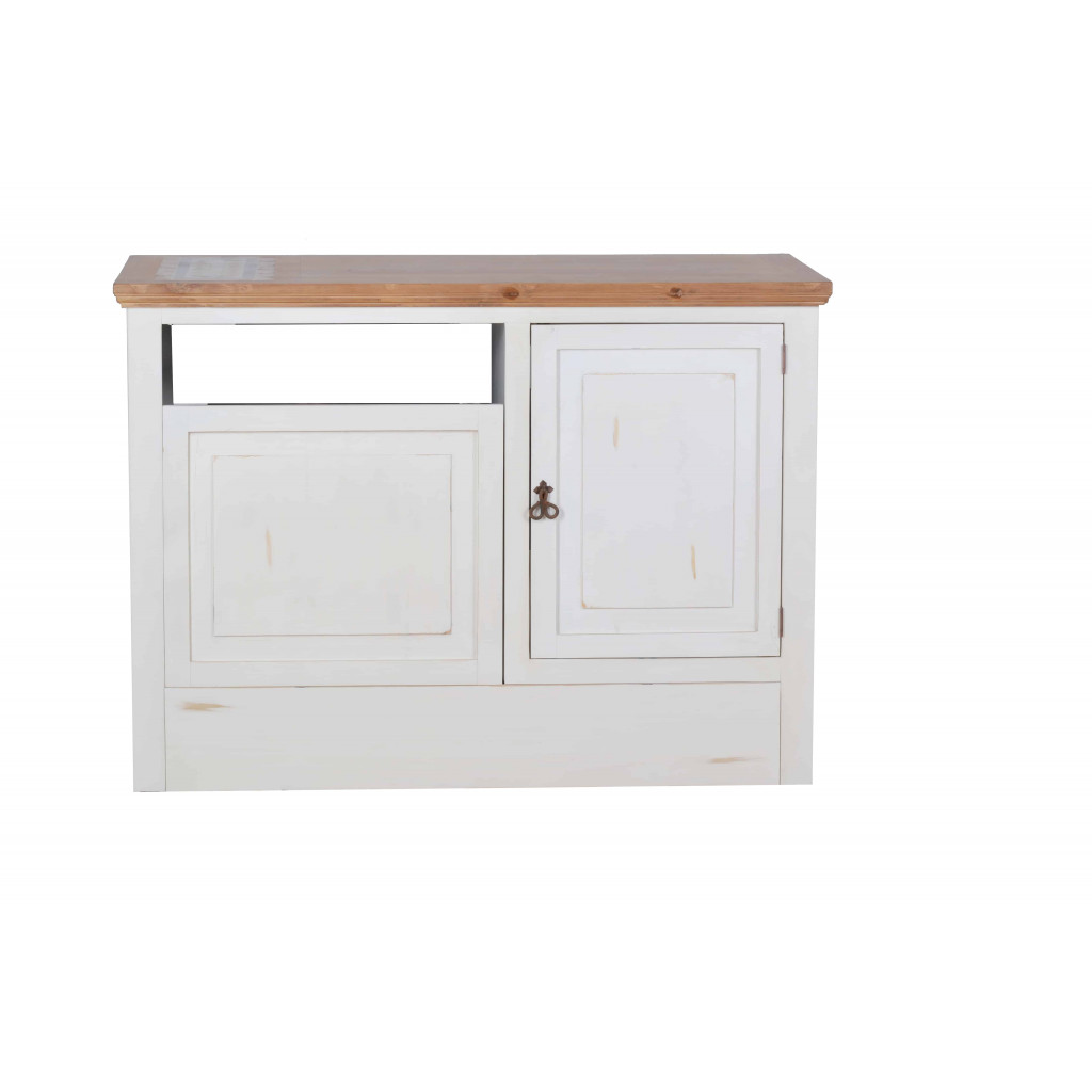 Küchenmodul Mexico Möbel Landhaus Pinie Weiß