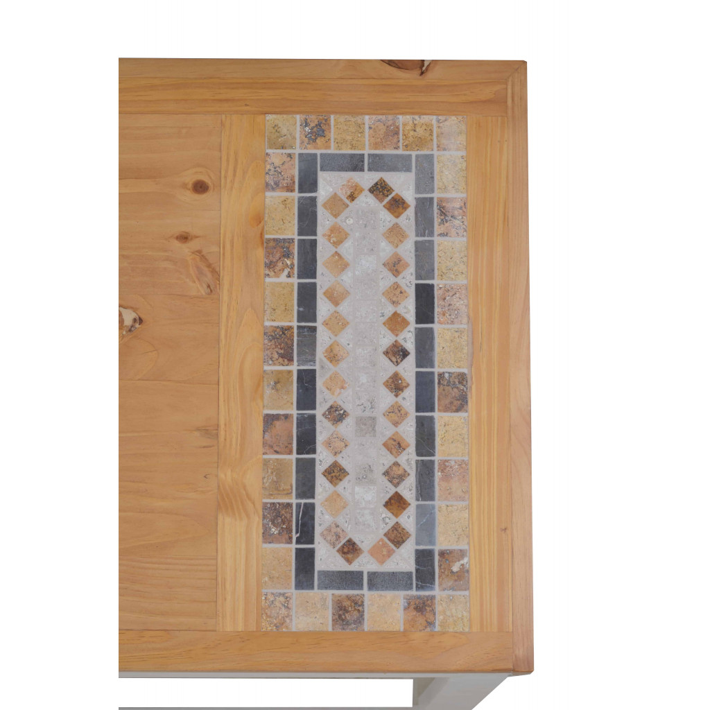 Küchenmodul Mexico Möbel Landhaus Pinie Weiß