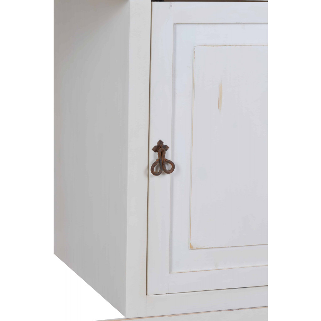 Küchenmodul Mexico Möbel Landhaus Pinie Weiß