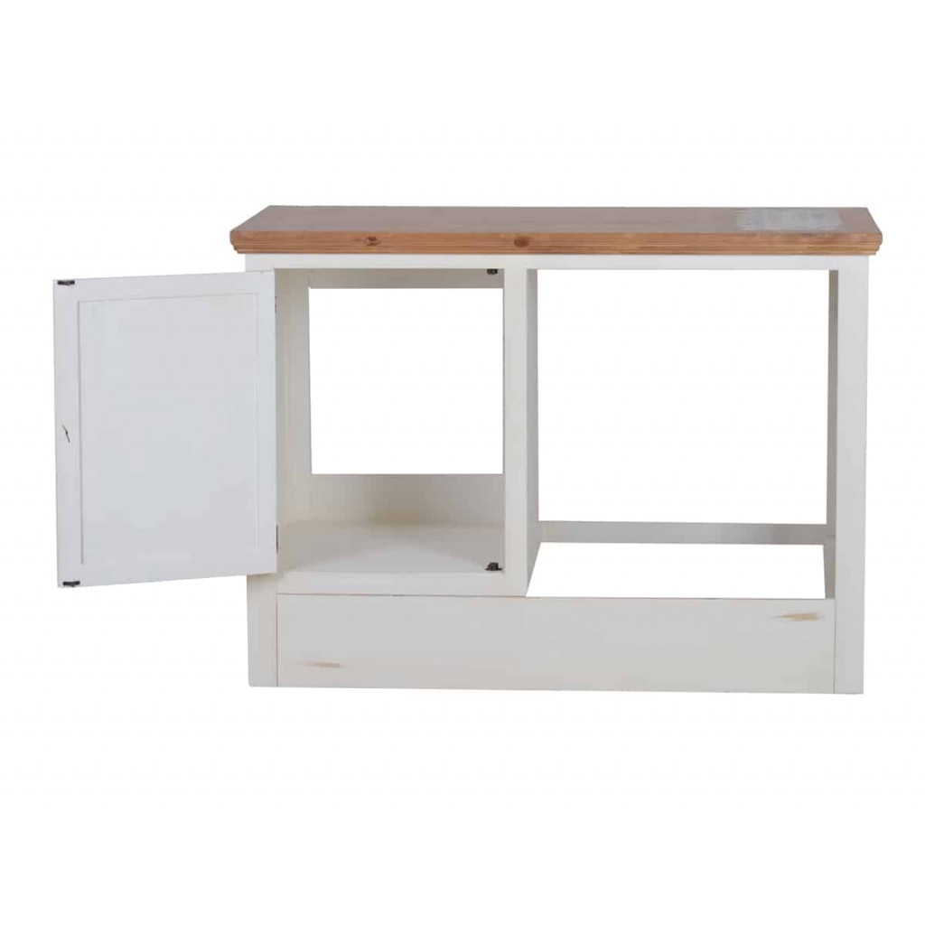 Küchenmodul Mexico Möbel Landhaus Pinie Weiß