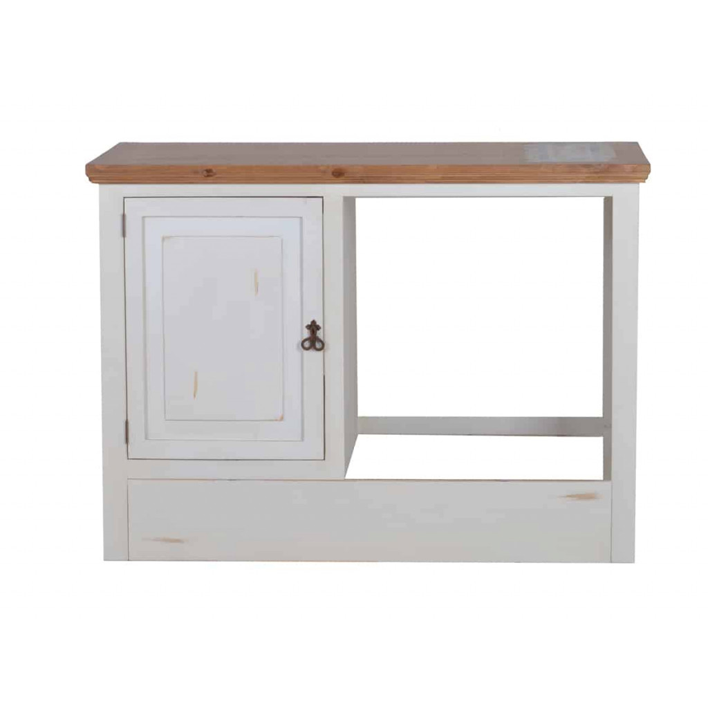 Küchenmodul Mexico Möbel Landhaus Pinie Weiß