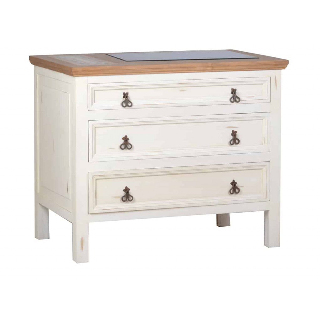 Küchenmodul Mexico Möbel Landhaus Pinie Weiß