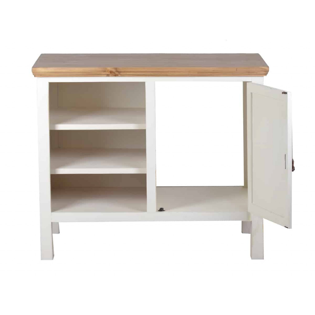 Küchenmodul Mexico Möbel Landhaus Pinie Weiß