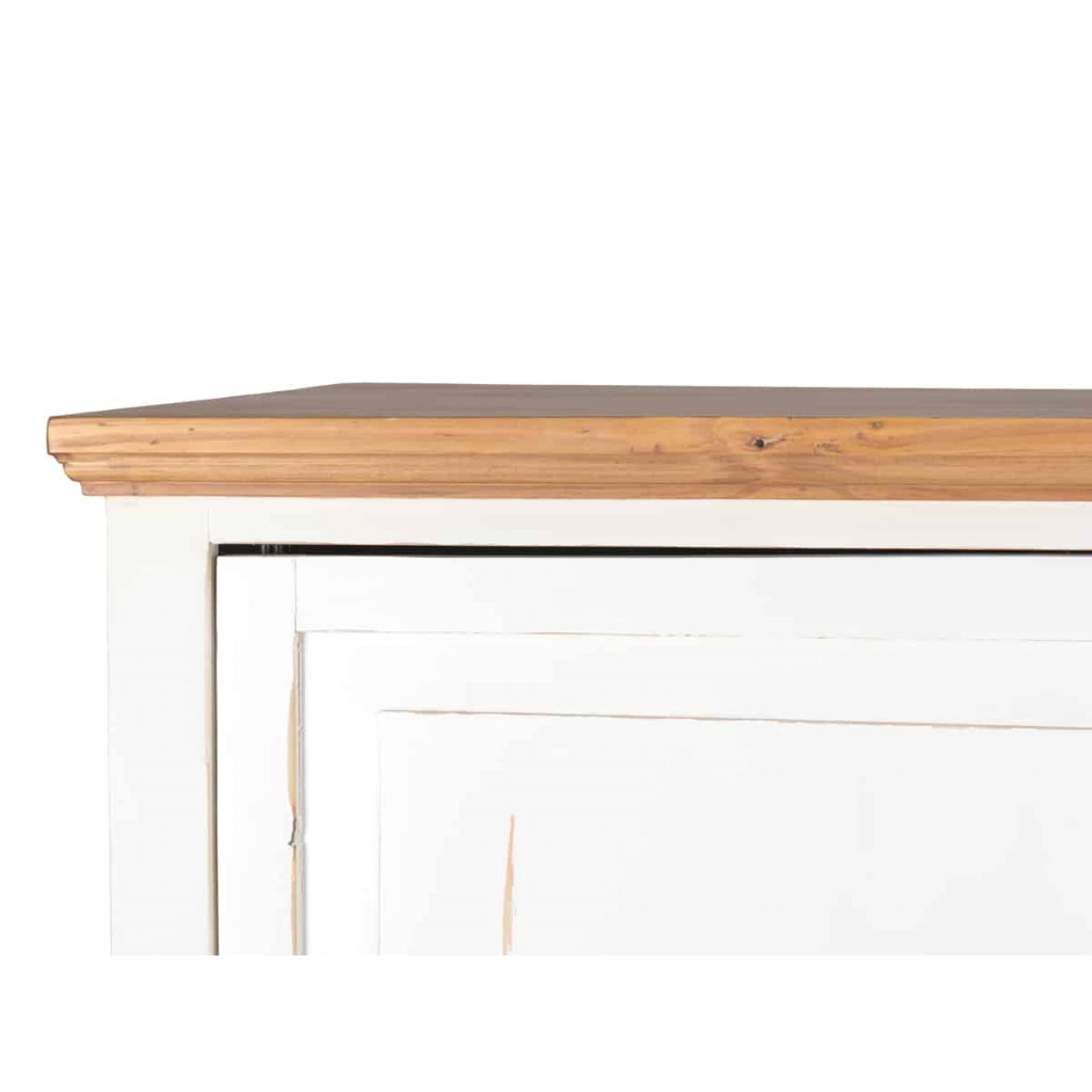 Küchenmodul Mexico Möbel Landhaus Pinie Weiß