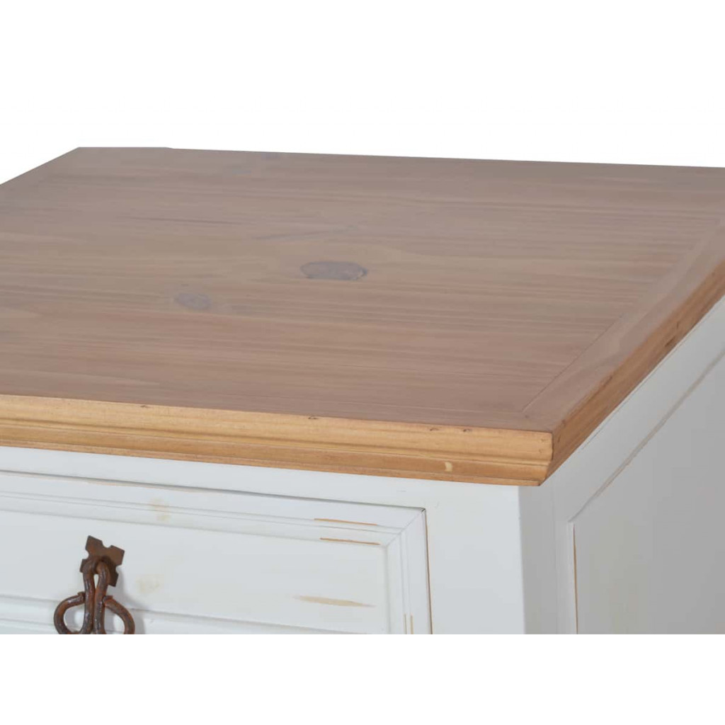 Küchenmodul Mexico Möbel Landhaus Pinie Weiß