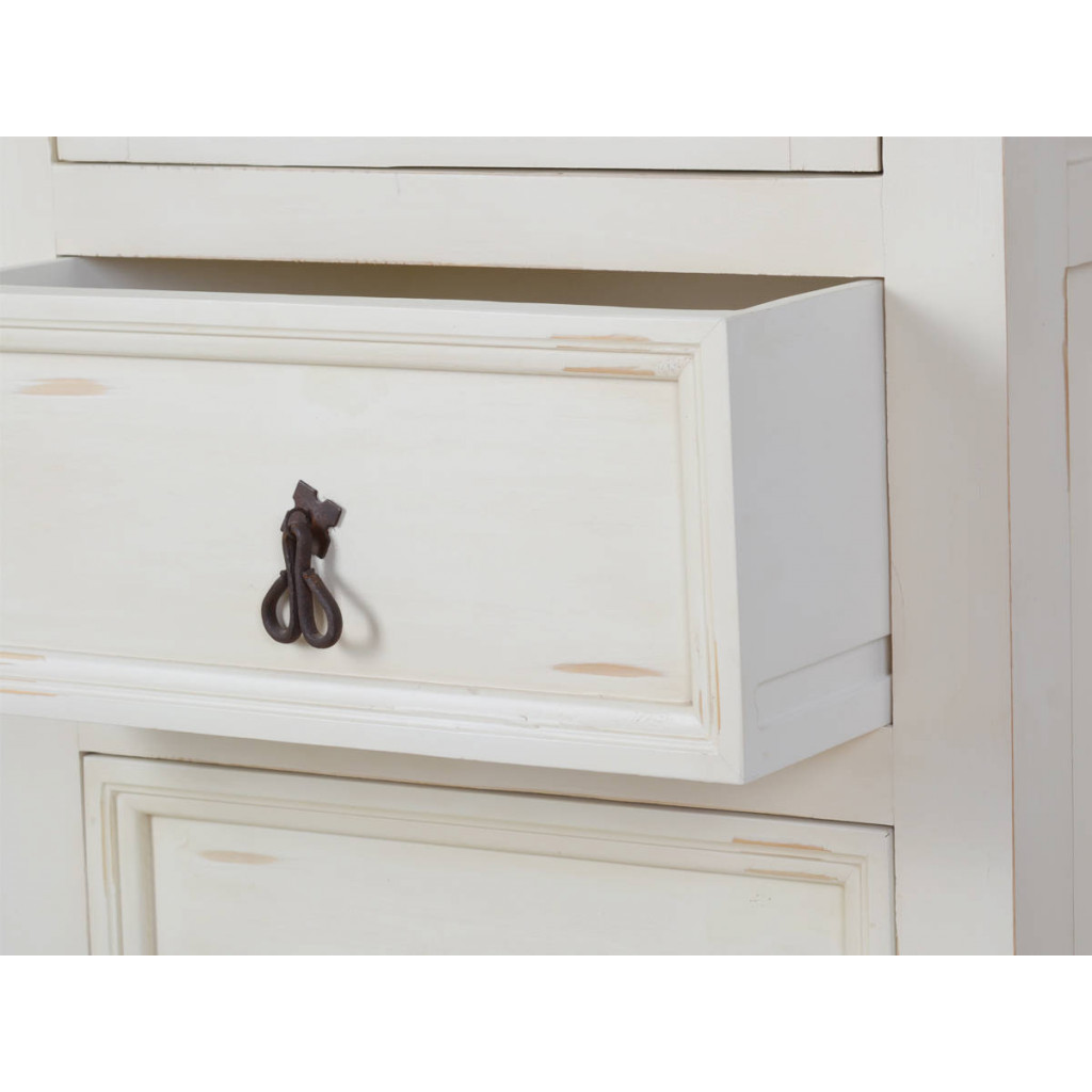 Küchenmodul Mexico Möbel Landhaus Pinie Weiß