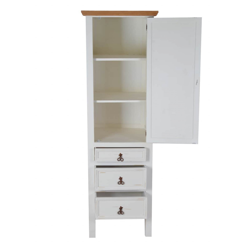 Küchenmodul Mexico Möbel Landhaus Pinie Weiß