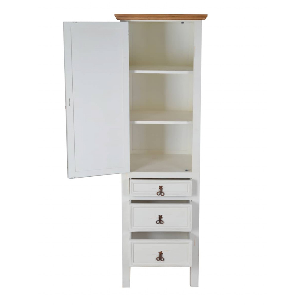 Küchenmodul Mexico Möbel Landhaus Pinie Weiß