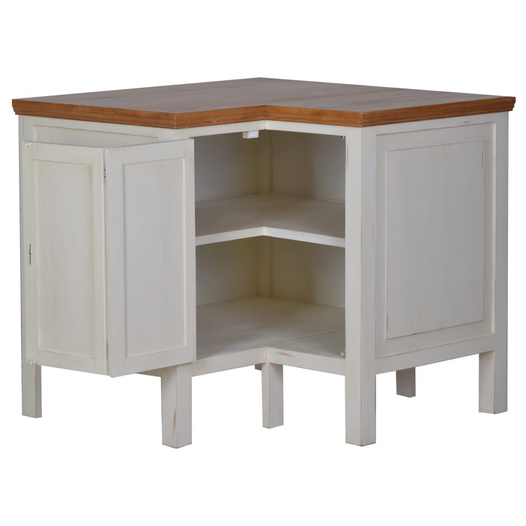 Küchenmodul Mexico Möbel Landhaus Pinie Weiß