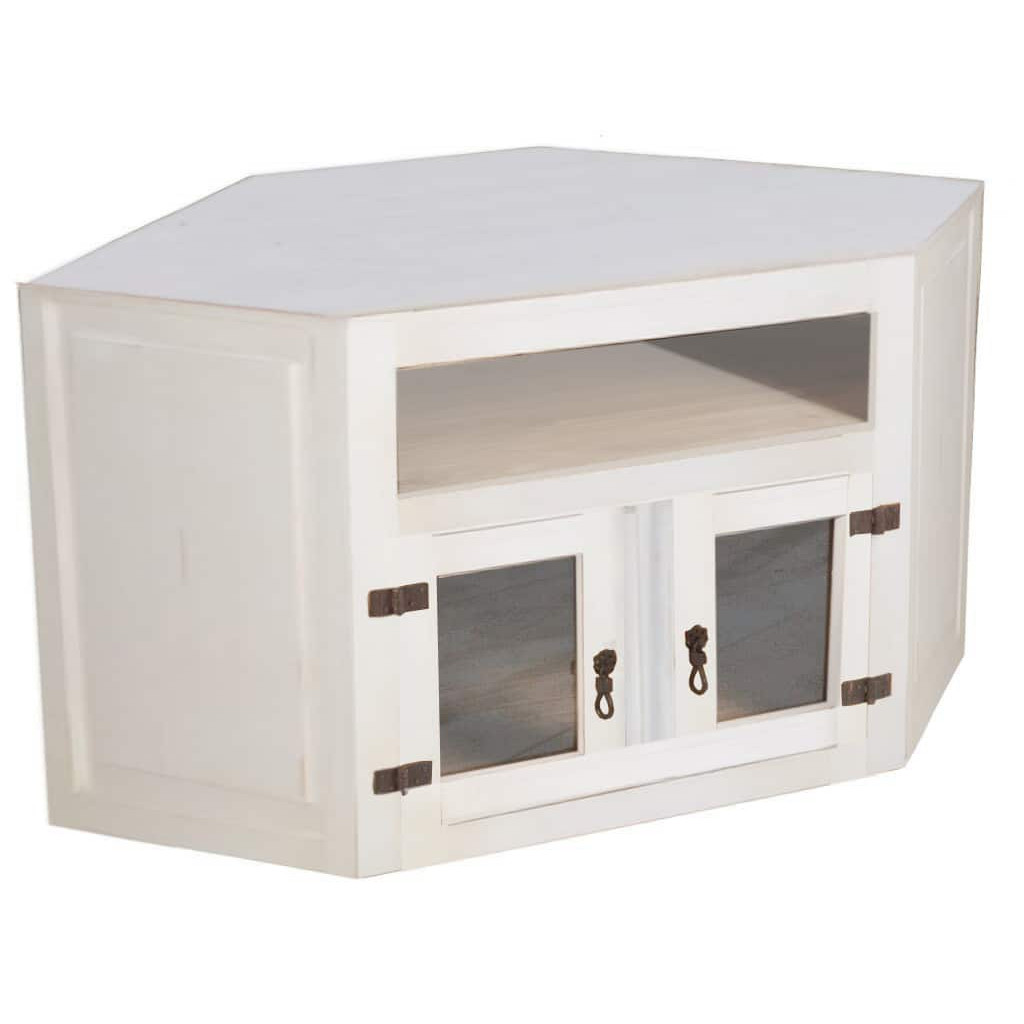 TV-Kommode Mexico Möbel Landhaus Massivholz Pinie Weiß