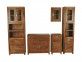 Hängeschrank Bhatang Modern Teak Braun