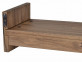 Wandregal Bagra Modern Teak Braun