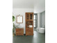 Waschbeckenunterschrank Bhatang Modern Teak Braun