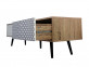 Lowboard Benton Modern MDF Metall Braun