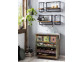Servierwagen  Shabby Chic Massivholz Metall Recycletes Holz Braun