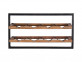Weinregal Madras Modern Massivholz Metall Mango Braun