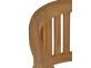 Gartenstuhl  Gartenmöbel Outdoor Modern Massivholz Teak Honig