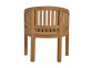 Gartenstuhl  Gartenmöbel Outdoor Modern Massivholz Teak Honig