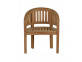 Gartenstuhl  Gartenmöbel Outdoor Modern Massivholz Teak Honig