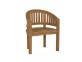 Gartenstuhl  Gartenmöbel Outdoor Modern Massivholz Teak Honig