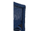Armlehnstuhl Rattan Landhaus Blau