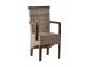 Armlehnstuhl Rattan Landhaus Mango Grau