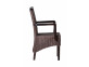Armlehnstuhl Rattan Modern Mahagoni Braun