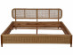 Bett Rattan Modern Rattan Rattan natur