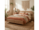 Bett Rattan Modern Rattan Rattan natur