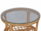 Couchtisch Rattan Landhaus Honig