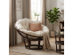 Sessel Rattan Modern Rattan Braun