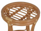 Sitzhocker Rattan Landhaus Rattan Honig