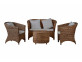Sofa  Landhaus Braun