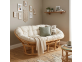 Sofa Rattan Modern 100% Baumwolle Rattan Honig