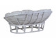 Sofa Rattan Modern Weiß