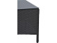 Gartentisch  Gartenmöbel Outdoor Modern 100% Polyester Aluminium Polyrattan Anthrazit