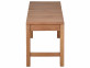 Bank  Gartenmöbel Outdoor Massivholz Teak Honig
